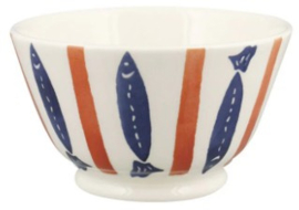 Emma Bridgewater Seafood Stripe - Small Old Bowl