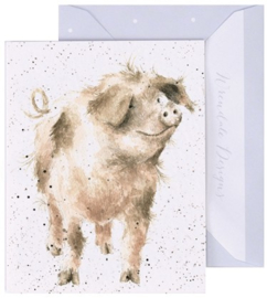 Wrendale Designs 'Truffles and Trotters' miniature card