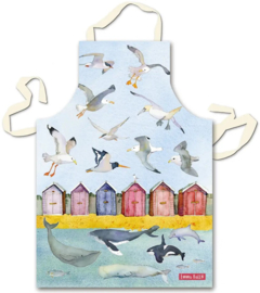 Emma Ball Cotton Apron Sea Life