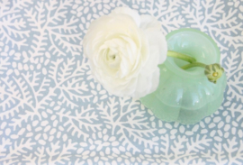 Rozablue Theedoek Floral mineral green