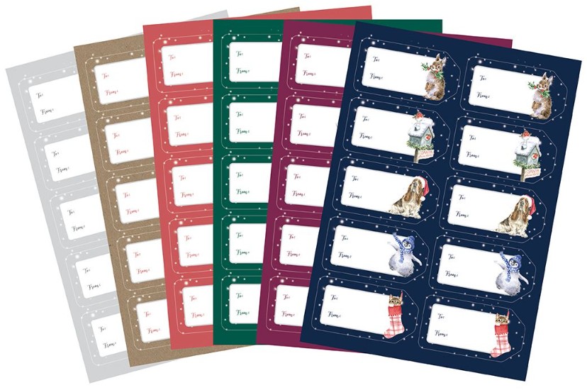 Wrendale Designs Christmas Gift Labels ​'To-From'