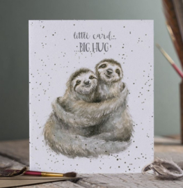 Wrendale Designs 'Little Card, Big Hug' Card