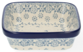 Bunzlau Square Bowl 350 ml 13 x 13 cm Ocean Breeze