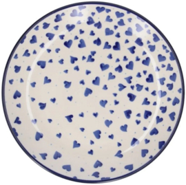 Bunzlau Plate Ø 20 cm - Hearts