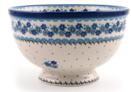 Bunzlau Bowl on Foot Large 25,5 cm Fresh