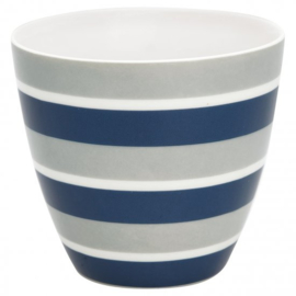 GreenGate Latte Cup Alyssa blue -stoneware-