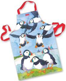 Emma Ball Cotton Apron - Puffin