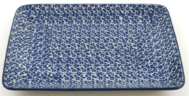 Bunzlau Tray 18 x 24 cm Indigo