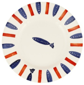 Emma Bridgewater Seafood Stripe - 8 1/2 Inch Plate