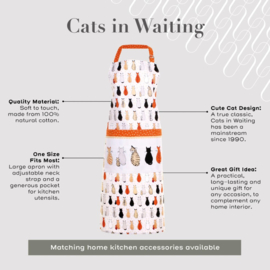 Ulster Weavers Cotton Apron - Cats in Waiting 2026