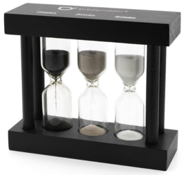 Bredemeijer Tea Timer zwart 2,3 en 5 minuten
