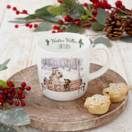 Wrendale Designs Large 'Winter Walks' Mug 2025