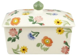 Emma Bridgewater Poppies & Pinks - Small Butter Dish