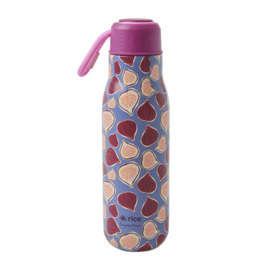 Rice Isolating Drinking Bottle with 'Figs In Love' print - RVS