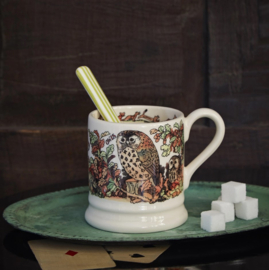 Emma Bridgewater In the Woods Owl & Stoat 1/2 Pint Mug
