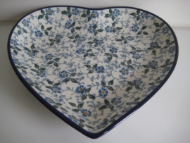 Bunzlau Heart Shape Dish Summer Wind