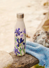Chilly's Drink Bottle 500 ml Emma Bridgewater Blue Iris -mat met reliëf-