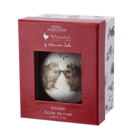 Wrendale Designs 'Hedgehugs' Christmas Bauble