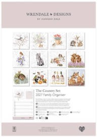 Wrendale Designs  'The Country Set' Family Calendar 2027