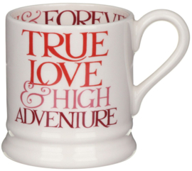 Emma Bridgewater Pink Toast True Love 1/2 Pint Mug Boxed