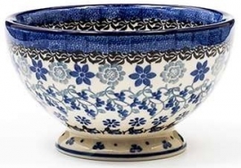 Bunzlau Bowl on Foot 630 ml Ø 14,5 cm Belle Fleur