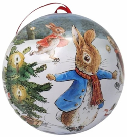 Peter Rabbit Christmas Bauble - Peter Rabbit Ice Skating