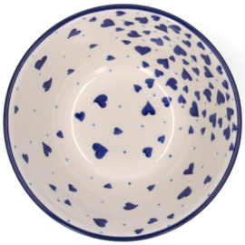 Bunzlau Bowl 450 ml Ø 14 cm Hearts - Limited Edition