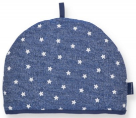 Bunzlau Tea Cosy White Stars