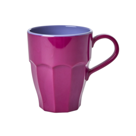 Rice Melamine Mug 300 ml - Soft Plum