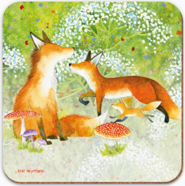Emma Ball Onderzetter - Foxes - per stuk