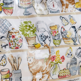 Ulster Weavers Small Biodegradable PVC Shopper Bag - Pantry Cats