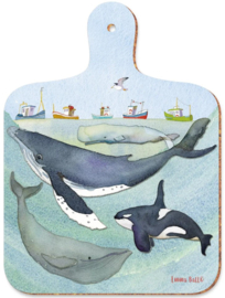 Emma Ball Small Chopping Board - Sea Life