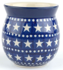 Bunzlau Farmers Mug 240 ml Blue Stars