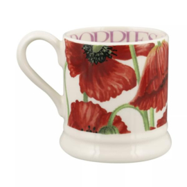 Emma Bridgewater Flowers - Red Poppy - 1/2 Pint Mug 2023