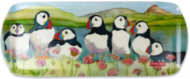 Emma Ball Sandwich Tray - Sea Thrift Puffins