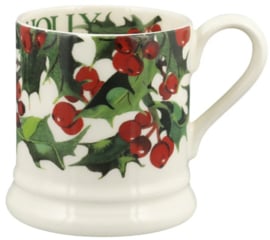 Emma Bridgewater Trees & Leaves - Holly - 1/2 Pint Mug