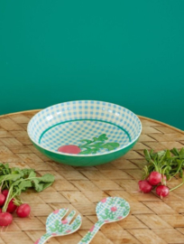 Rice Melamine Salad Bowl Ø 30 cm - Ravishing Radish Print