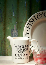 Emma Bridgewater Black Toast - Cream - Medium Straight Jug