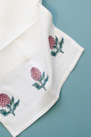 Rozablue Gastendoekjes - Set van 2 - Edelweiss & Artichoke