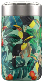 Chilly's Food Pot 500 ml Toucan -mat met reliëf-