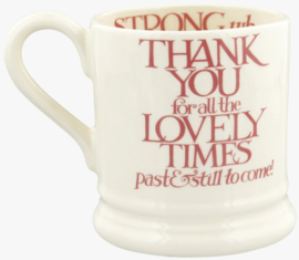 Emma Bridgewater Pink Toast Soul Sisters 1/2 Pint Mug