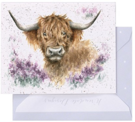 Wrendale Designs 'Highland Heathers' miniature Card
