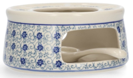 Bunzlau Tea Stove for Teapot Straight - Flower Fountain