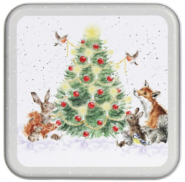 Wrendale Designs Christmas Tin 'A Woodland Christmas'