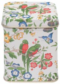 Sanderson - Chinoiserie Hall  - Square Tin Caddy