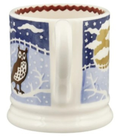 Emma Bridgewater - Christmas Icons - Owl - 1/2 Pint Mug