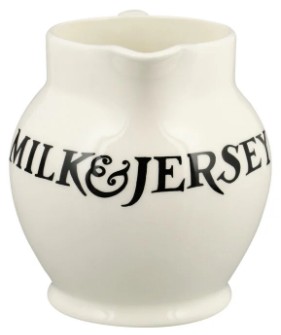 Emma Bridgewater Black Toast - Jersey Cream 1/2 Pint Jug *b-keuze*