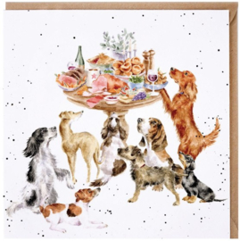 Wrendale Designs 'Sunday Lunch' Dog Card