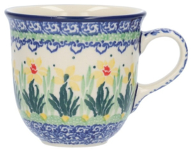 Bunzlau Tulip Mug 200 ml Dancing Daffodils -Limited Edition-