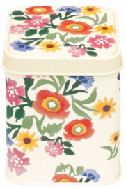 Emma Bridgewater Poppies & Pinks - Square Tin Caddy